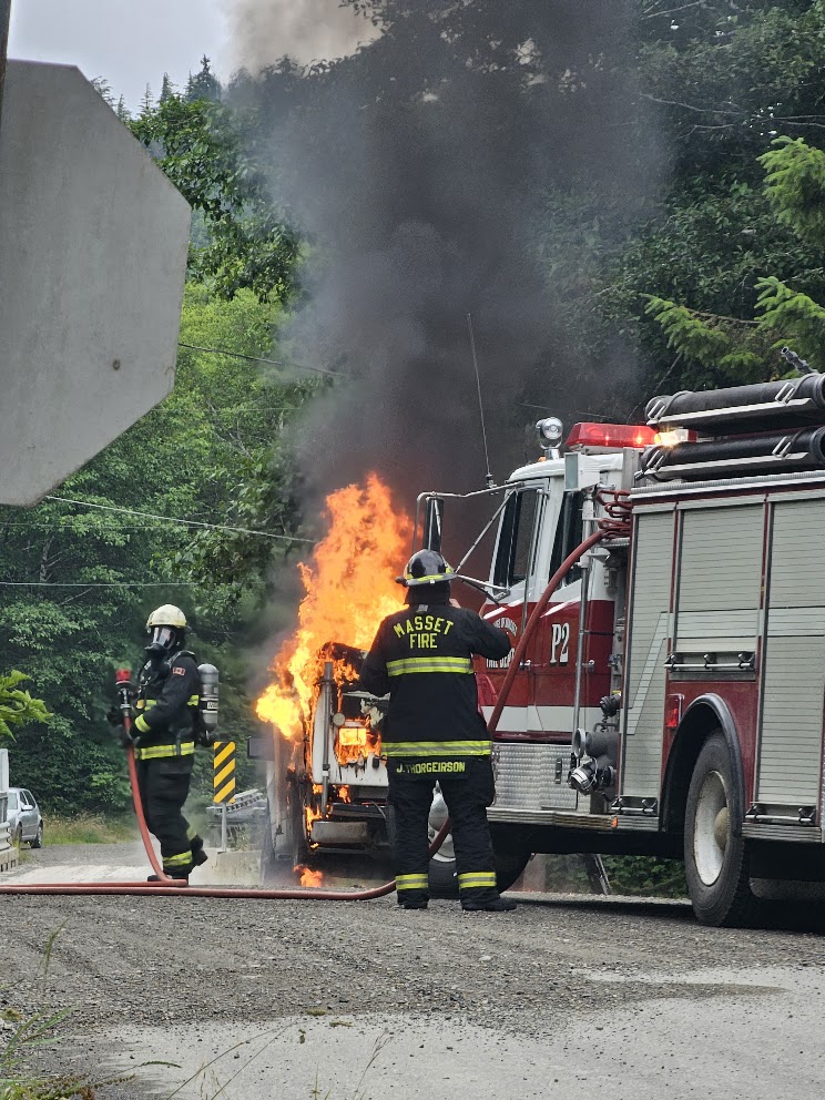 Photo related to Truck and camper destroyed in Tow Hill Road fire